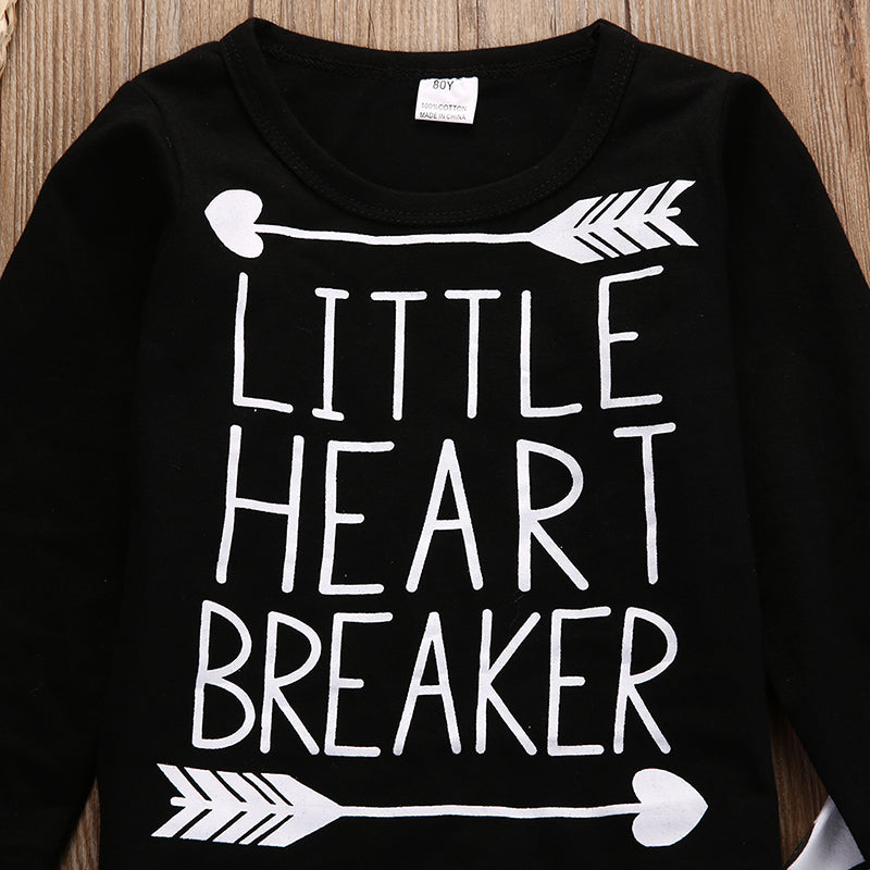 Arrow Little Heart Breaker Baby Clothing Set