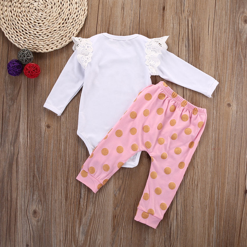 Adorable Pink Baby Love Clothing Set