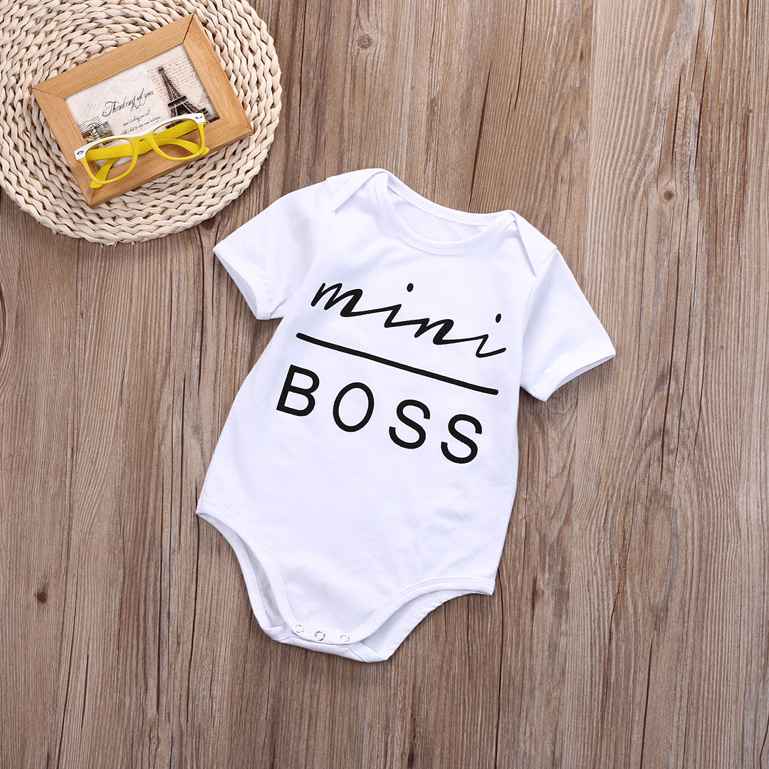 Ringlet Puno forretning Mini Boss Baby Onesies – Kidanzo - Your One Stop Shop