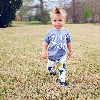 Mama's Boy Arrow Sleeve Clothing Set