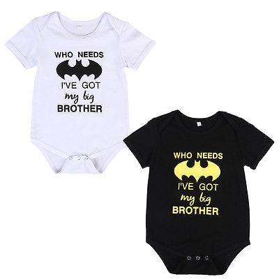 Who Needs Batman I've Got My Big Brother Baby Onesie
