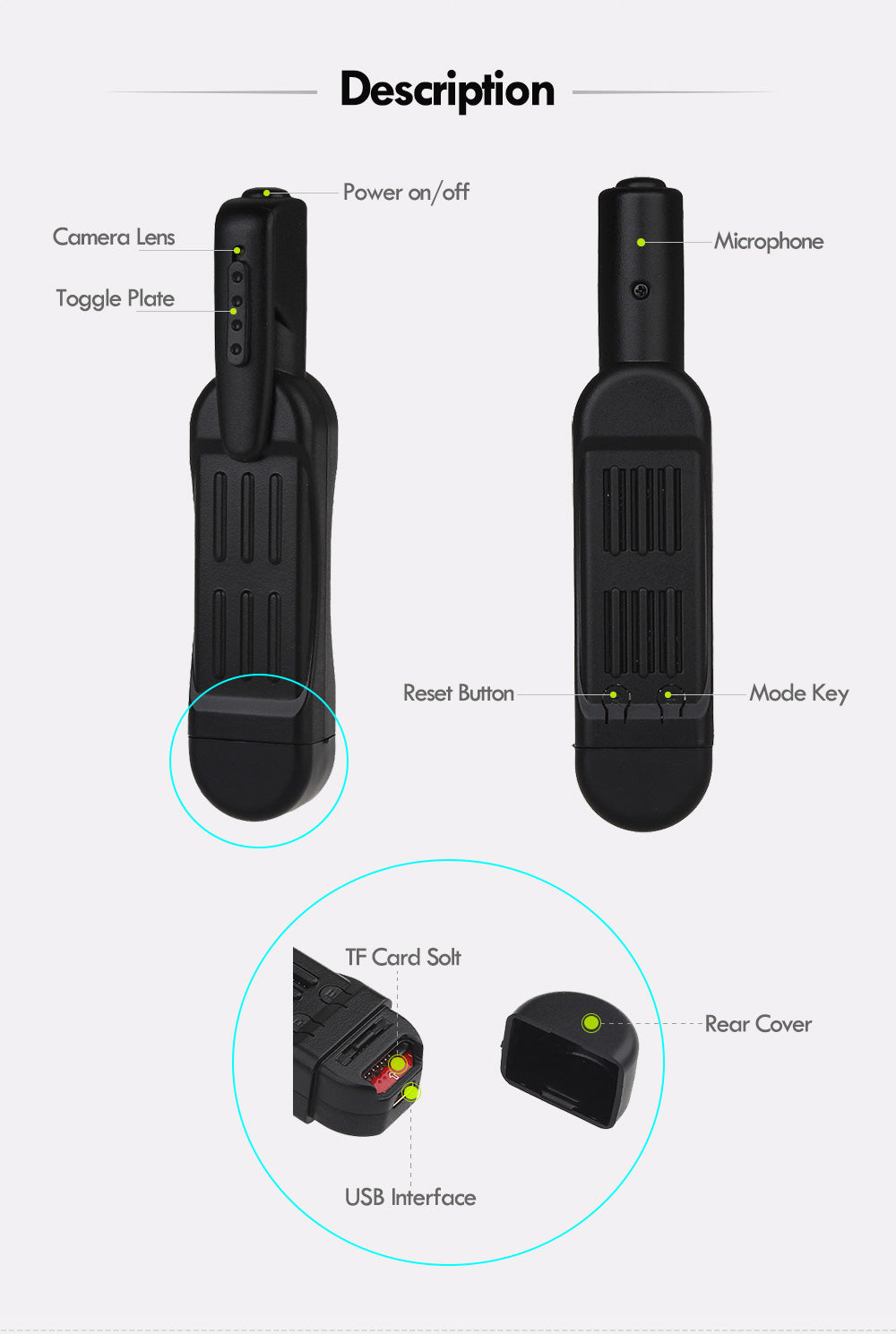 Mini Full HD 1080P Pen Camera & Voice Recorder