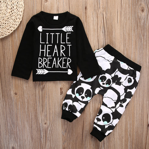Arrow Little Heart Breaker Baby Clothing Set