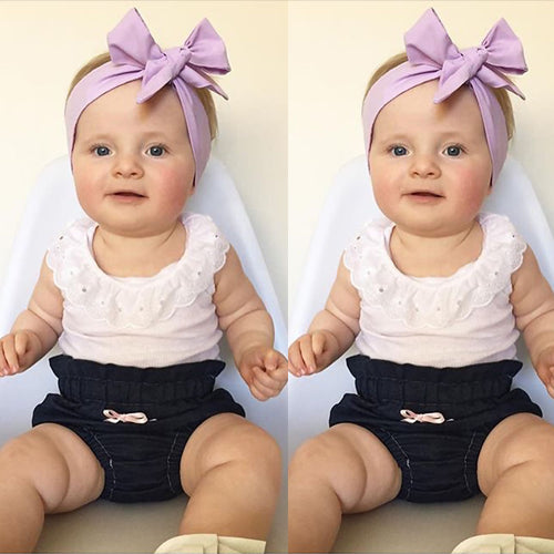 White & Blue Color Clothing Set