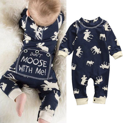 Don't Moose With Me Baby Romper