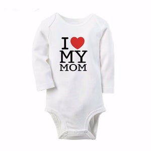 I love My Mom Dad Baby Romper