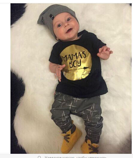 Mama's Boy Baby Clothing Set