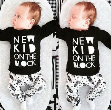 New kid on the block baby onesie hot sale