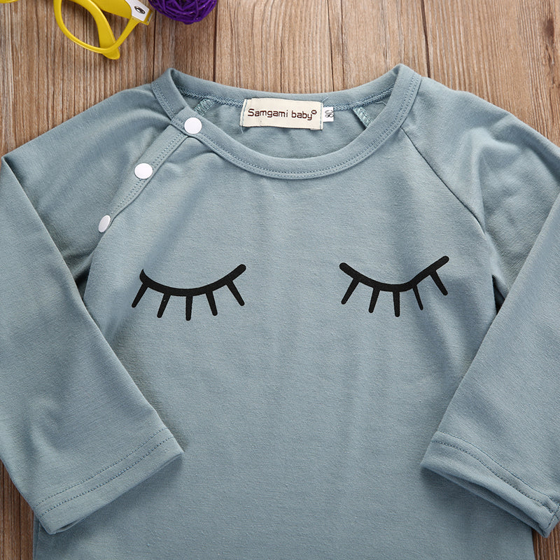 Eye Printed Baby Clothing Set