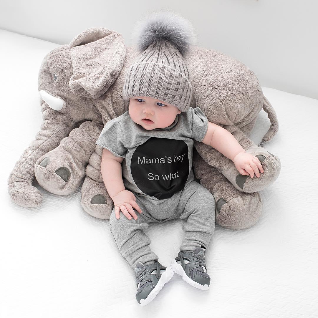 Mama's Boy So What Baby Romper
