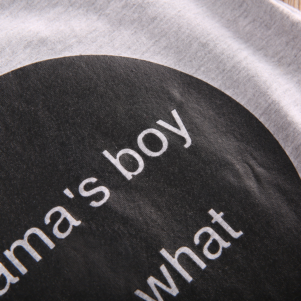 Mama's Boy So What Baby Romper