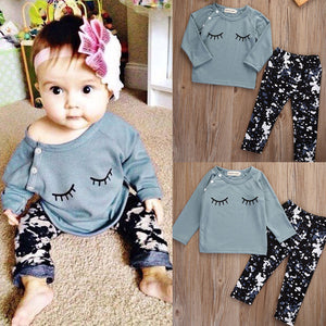 Eye Printed Baby Clothing Set