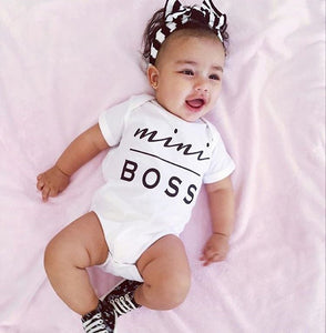 Mini Boss Baby Onesies
